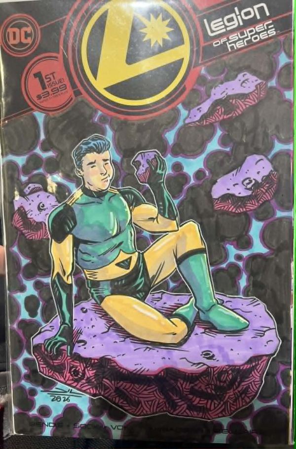 Image for Matter-Eater Lad sketch cover by Rich Woodall 