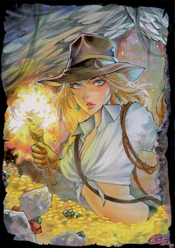 Image for OC portfolio piece for Lake Como Comic Art Festival 2026 