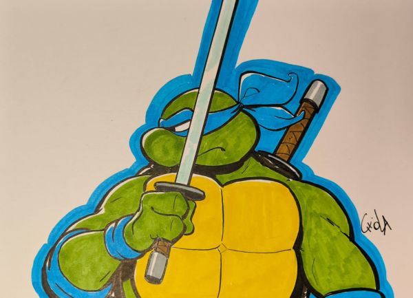 Image for Leonardo ,TMNT- Saturday Morning Adventures  by Valerio Chiola