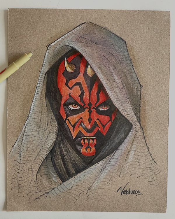Image for Darth Maul Portrait by Javier Verduzco