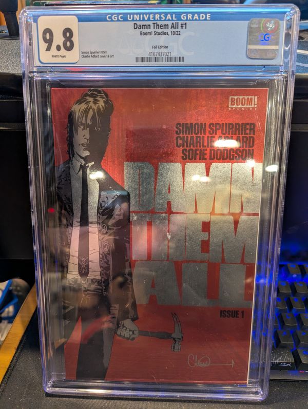 Image for Damn Them All #1 Foil Edition CGC 9.8