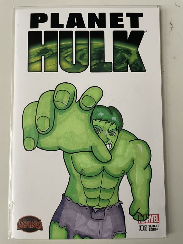 Image for Planet Hulk Blank Cover by Jacob Wilcox