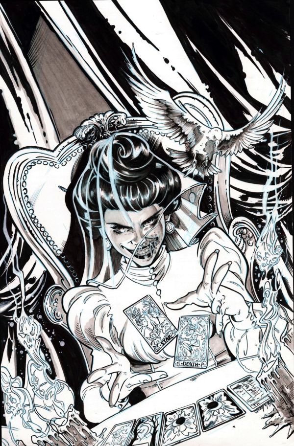 Image for Sisterhood Issue 1 Original Cover Art - Leila Leiz