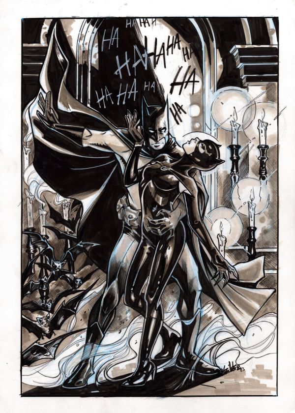 Image for Catwoman Knight Terrors Original Cover Art - Leila Leiz