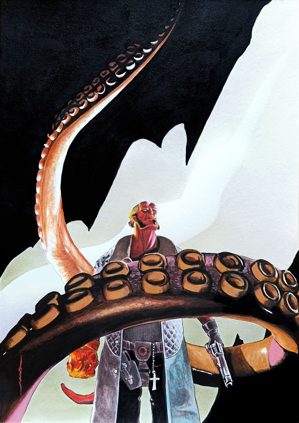 Image for Hellboy #1 Not-A-Cover by Manuel Alves