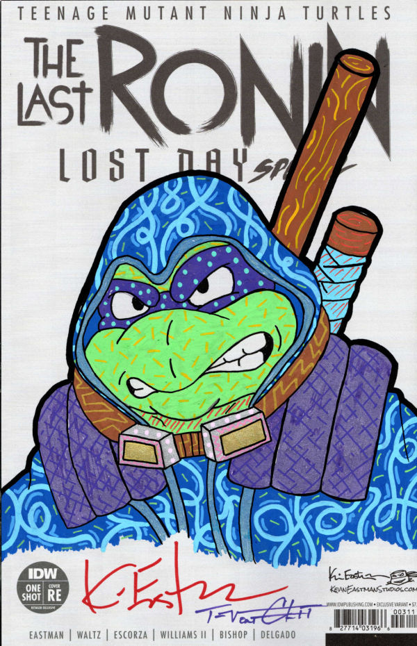 Image for The Last Ronin: Lost Day Special Sketch Cover Signed by Kevin Eastman