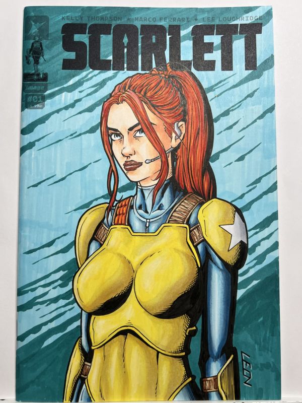 Image for Scarlett #1 Sketch Cover by LEON