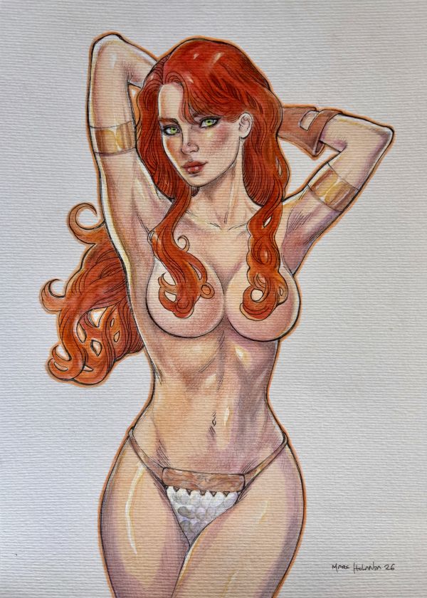 Image for Red Sonja Pin Up 9x12