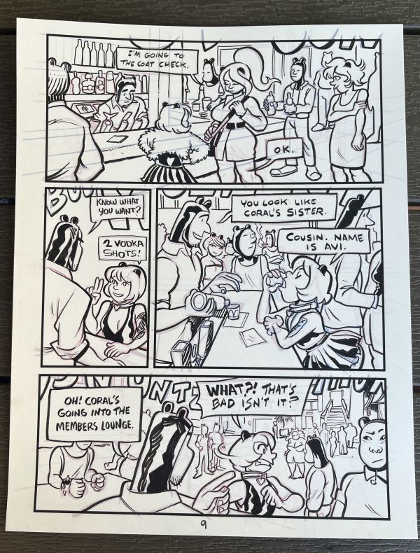 Image for Owlin Comics Welter Hitch Page by Lin Visel and Joseph Bergin III