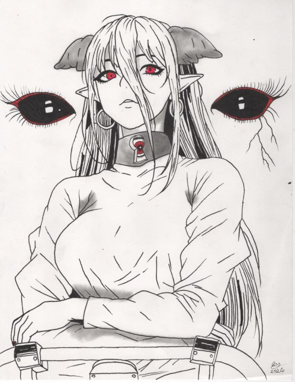 Image for Anime Demon Girl Illustration