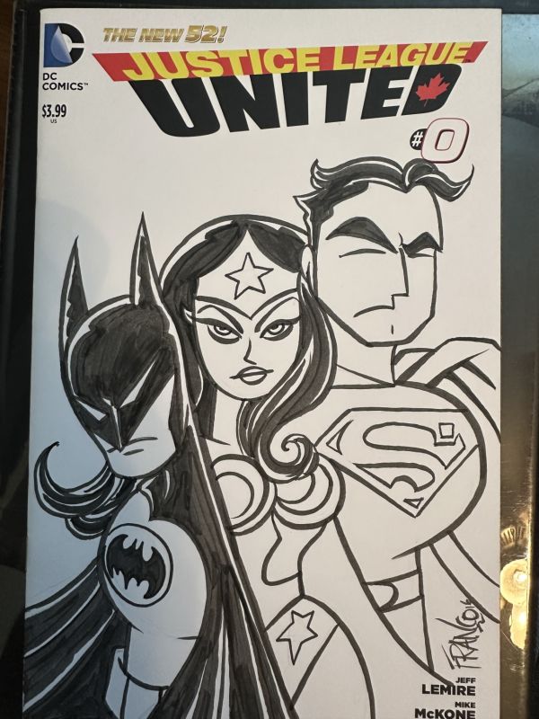 Image for Justice League United #0 Sketch Cover by Franco