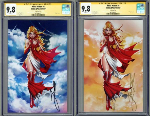 Image for WHITE WIDOW #8 SET CGC 9.8 SS SIGNED JAMIE TYNDALL C2E2 VIRGIN VARIANT LOW POP