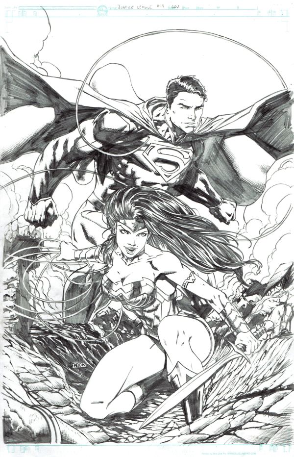 Image for Justice League (2011) #14 variant cover by Jason Fabok