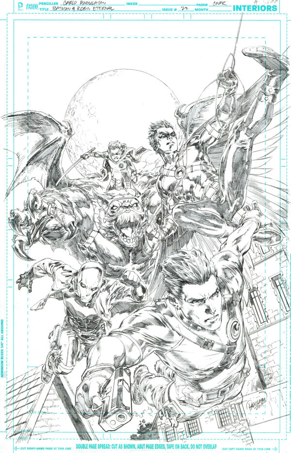 Image for Batman & Robin Eternal #22 cover by Carlo Pagulayan