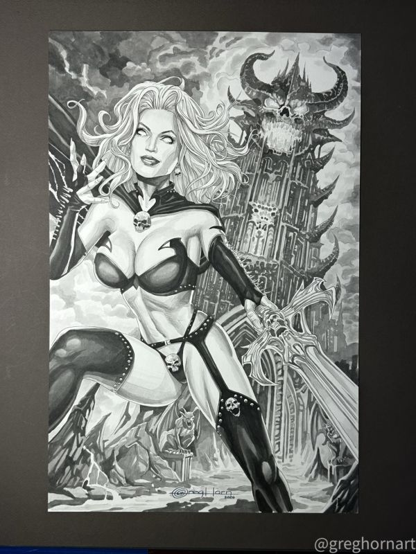 Image for 11x17 Lady Death commission