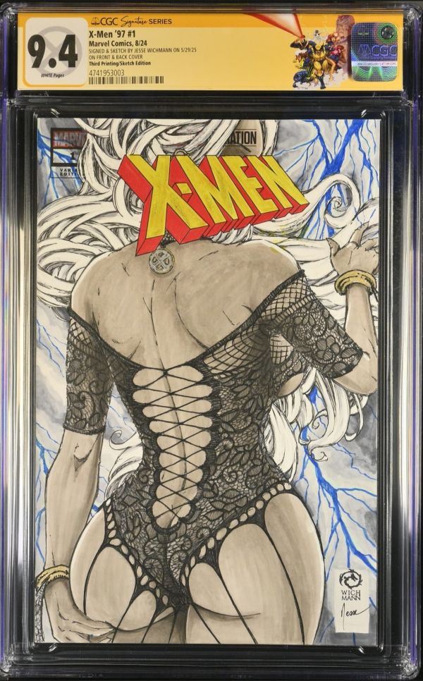 Image for X-Men #1 Storm Sketch Cover CGC 9.4 by Jesse Wichmann 