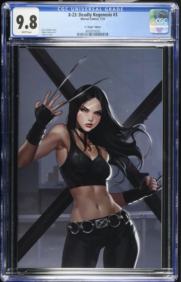 Image for X-23: Deadly Regenesis #3 Leirix Virgin Edition CGC 9.8