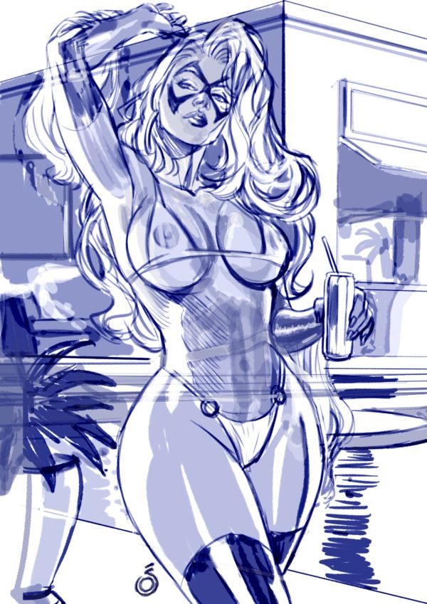Image for GTA 6 girl's inpirated Sketch