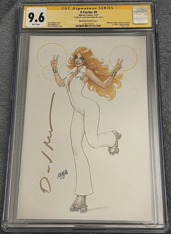 Image for X-FACTOR #9 DAZZLER CGC SS 9.6 SIGNED DAVID NAKAYAMA DNA VIRGIN VARIANT COVER C
