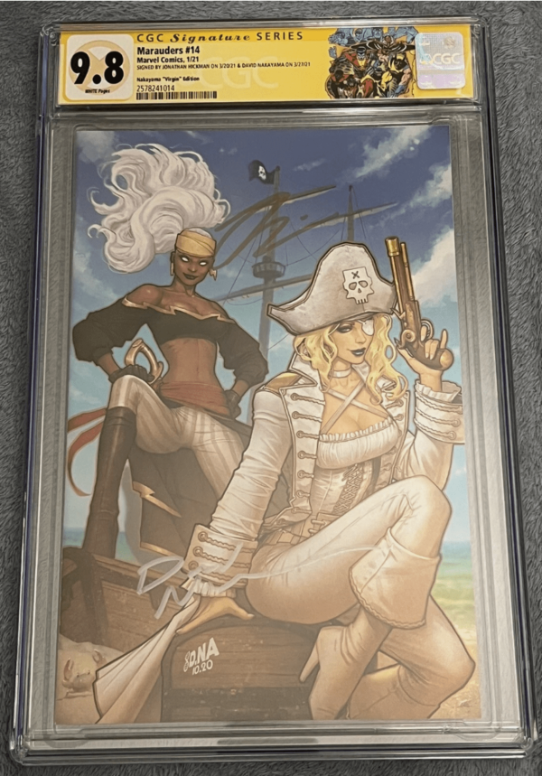 Image for MARAUDERS #14 CGC SS 9.8 2021 DAVID NAKAYAMA DNA + HICKMAN SIGNED VIRGIN VARIANT