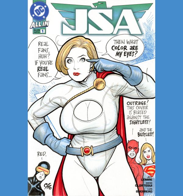 Image for Power Girl, JSA All Stars #1 Sketch Cover