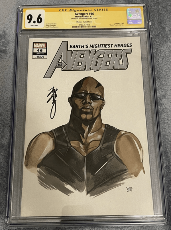 Image for AVENGERS #46 PEACH MOMOKO SIGNED CGC 9.6 SS MARVEL ANIME VARIANT EARTH MIGHTIEST