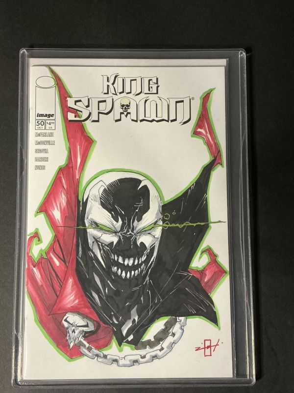 Image for King Spawn Sketch Cover by Jonathan Uribe