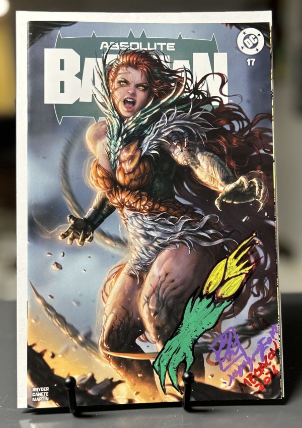 Image for SKETCH REMARQUE Absolute Batman #17 Poison Ivy Variant Signed by Kyuyong EOM