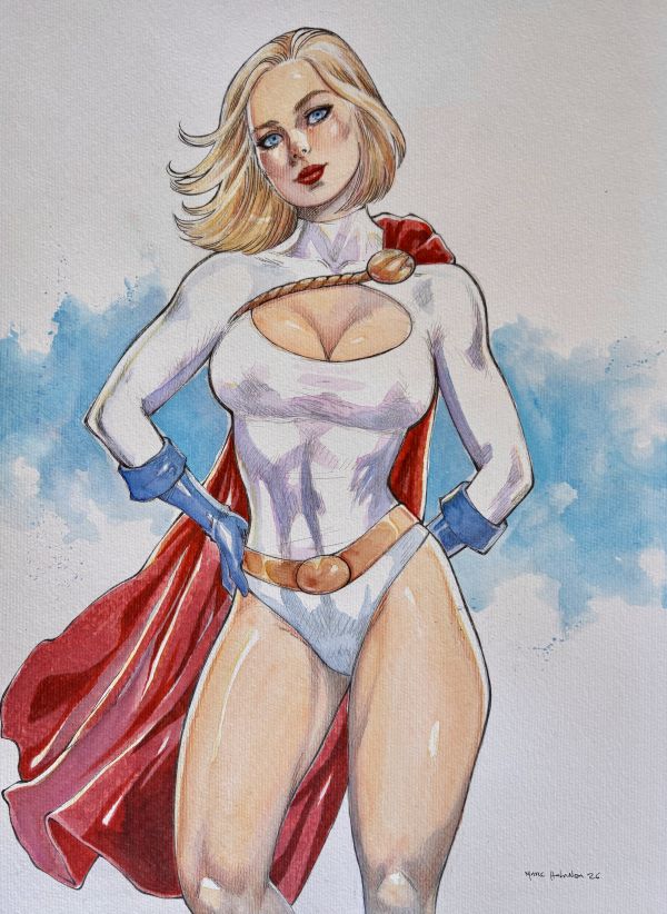 Image for Power Girl Pin Up 11x17