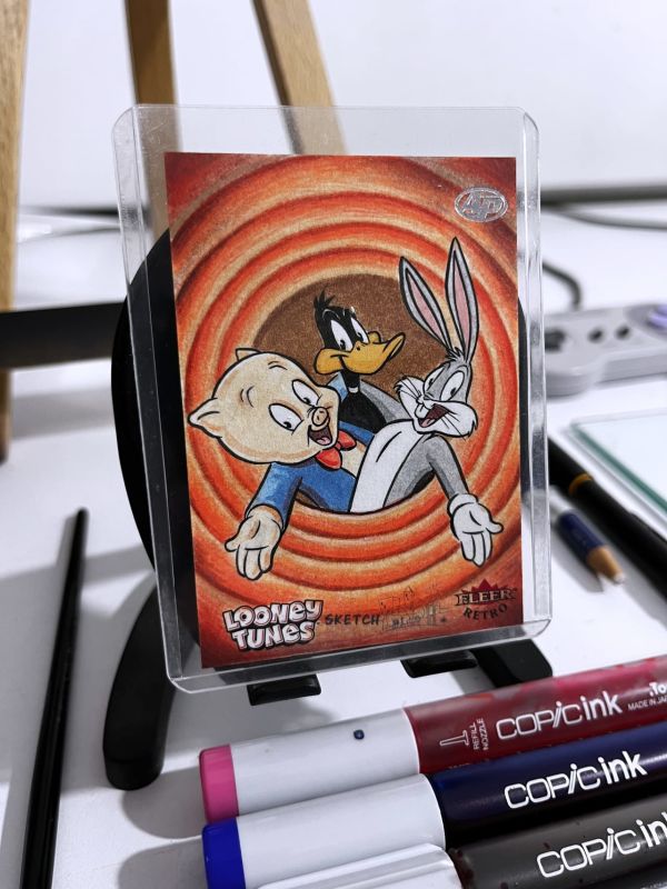 Image for Looney Tunes Fleer Retro Original AP Sketch Card