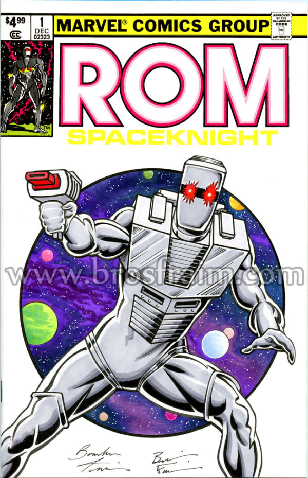 Image for ROM: SPACEKNIGHT Sketch Cover by the Fraim Bros.!