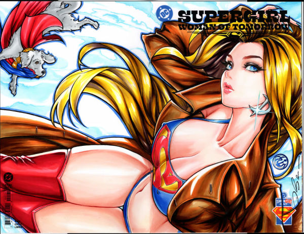 Image for Supergirl Wraparound Sketch Cover by Disanxian