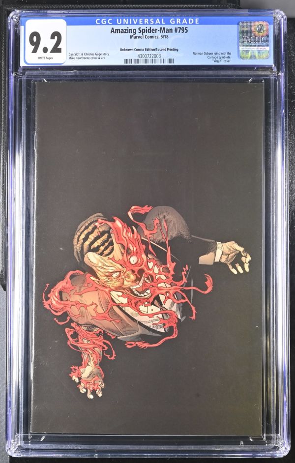 Image for Amazing Spider-Man #795 CGC 9.2 Unknown Comics Edition