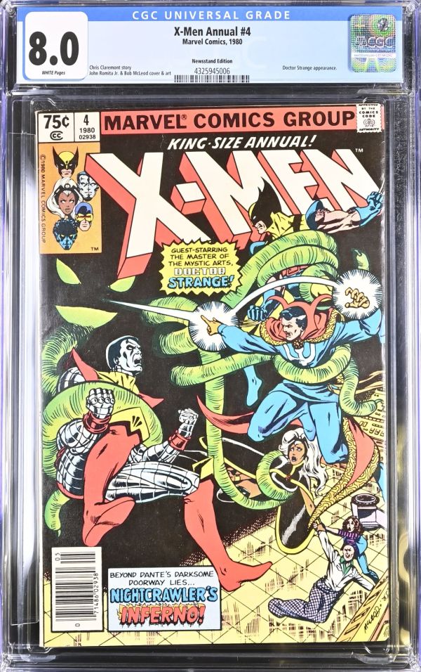 Image for X-Men Annual #4 CGC 8.0