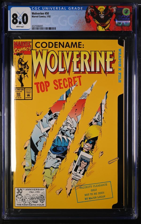 Image for Wolverine #50 CGC 8.0