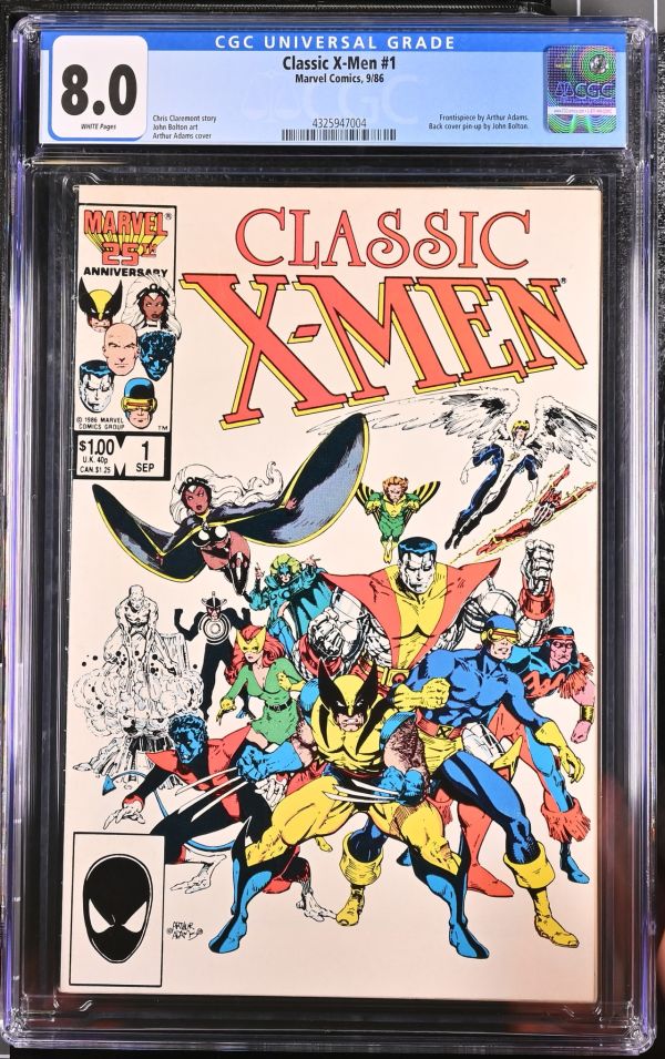 Image for Classic X-Men #1 CGC 8.0