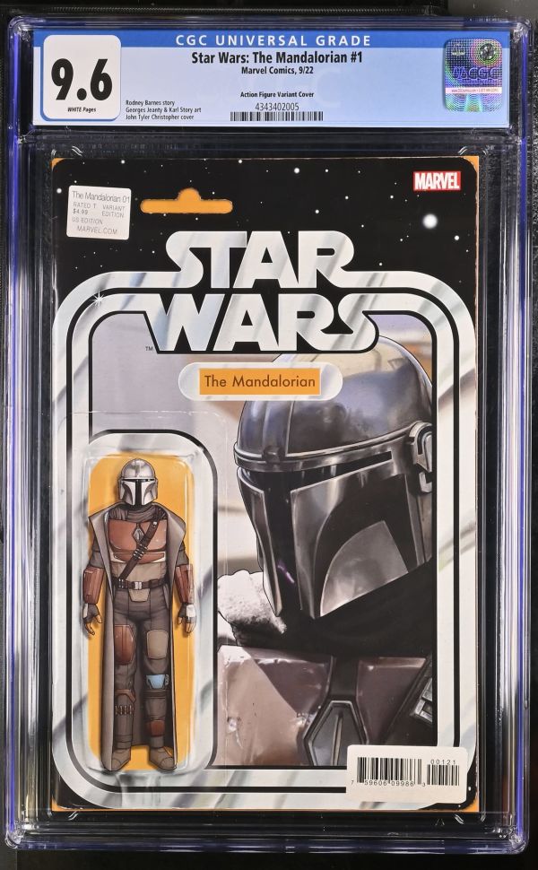 Image for Star Wars: The Mandalorian #1 Action Figure Variant CGC 9.6