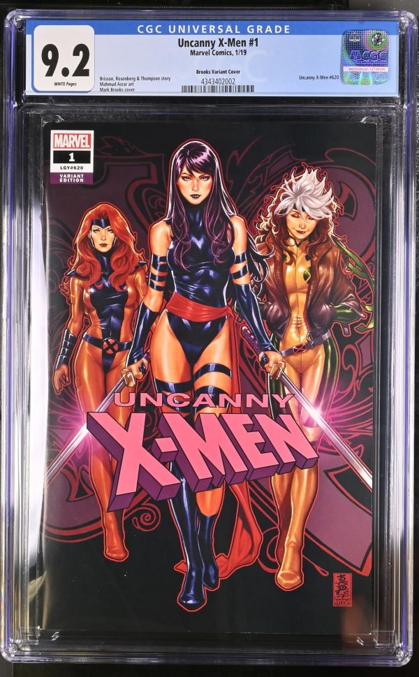 Image for Uncanny X-Men #1 CGC 9.2 Brooks Variant Cover