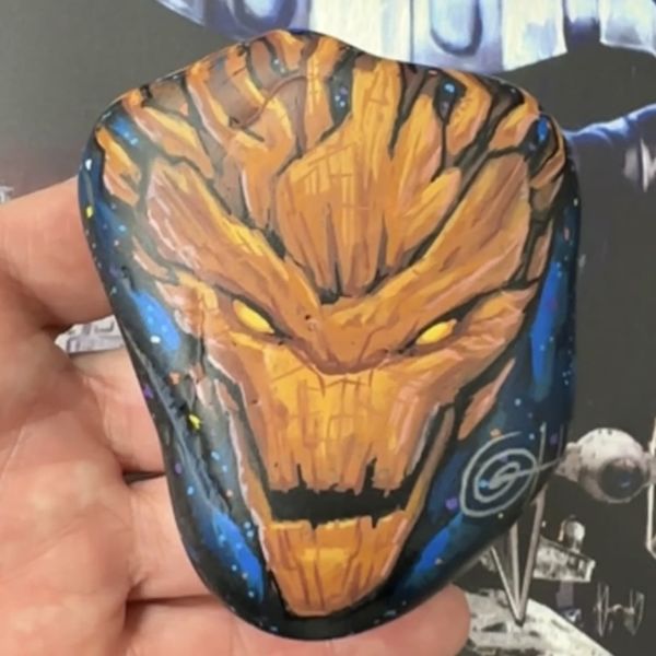 Image for Groot Rock Art by Greg Horn