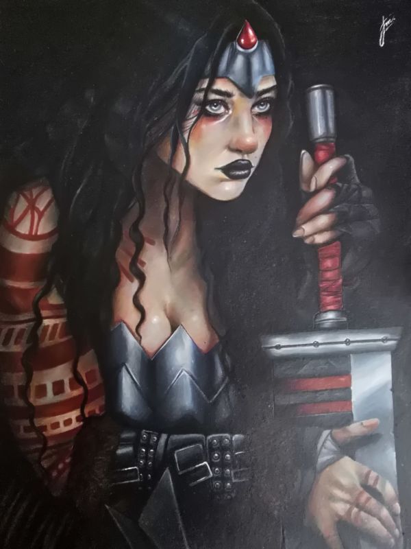 Image for Absolute WW (09"x12") original comic art by Jade Morais