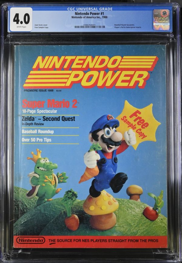 Image for Nintendo Power #1 CGC 4.0