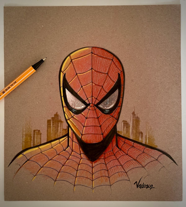 Image for Spider-Man Face Illustration by Verduzco