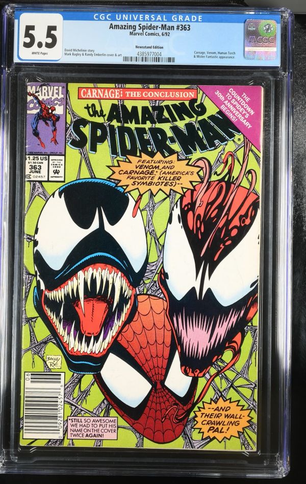 Image for Amazing Spider-Man #363 CGC 5.5