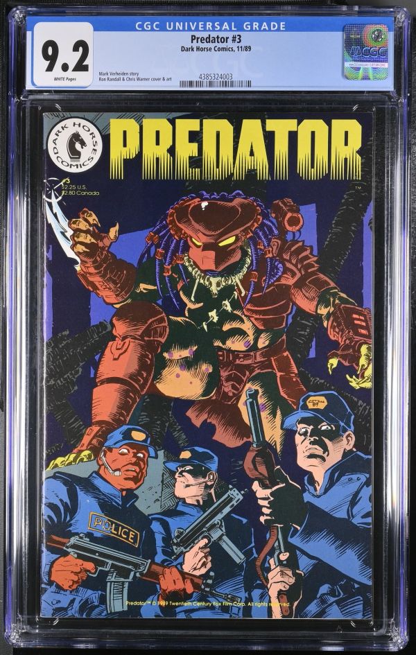 Image for Predator #3 CGC 9.2