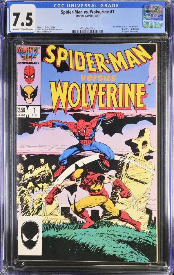 Image for Spider-Man vs. Wolverine #1 CGC 7.5