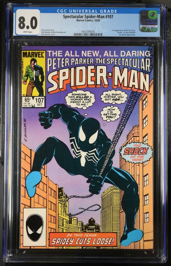 Image for Spectacular Spider-Man #107 CGC 8.0