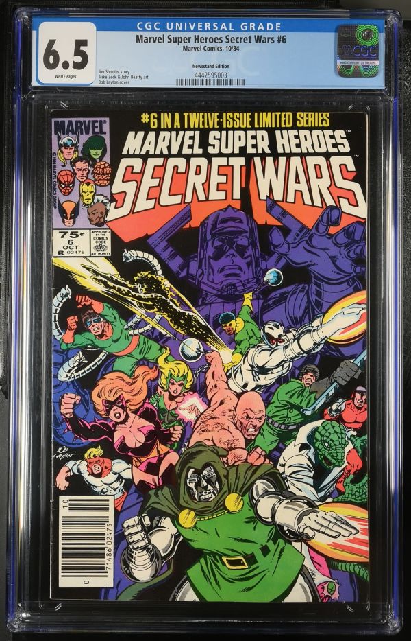 Image for Marvel Super Heroes Secret Wars #6 CGC 6.5