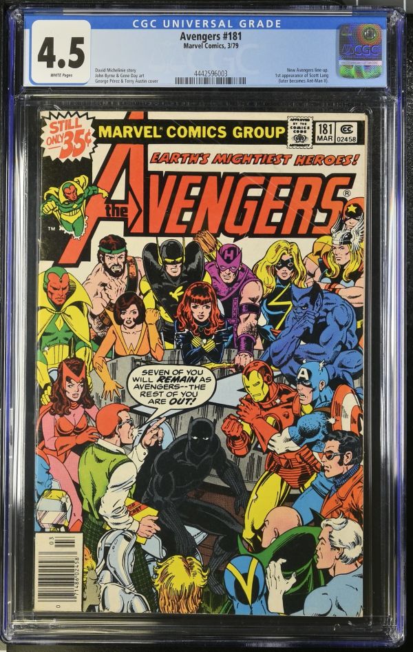 Image for Avengers #181 CGC 4.5