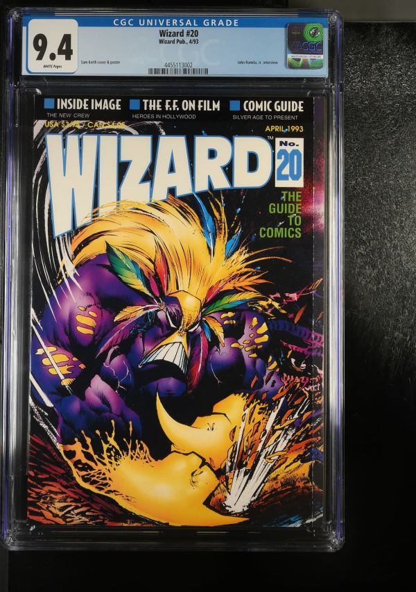 Image for Wizard #20 CGC 9.4