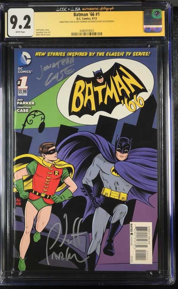 Image for Batman '66 #1 CGC 9.2 Signed by Jonathan Case & Jeff Parker